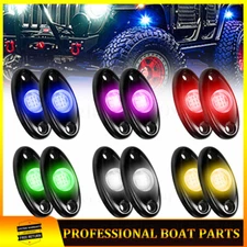LED Rock Lights Underglow LED Pod Light for Jeep Truck SUV ATV UTV Car Off Road 