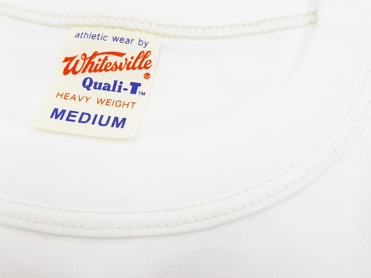 WHITESVILLE T-SHIRT WV73544 2-PACK White Toyo Size M(US S) Made in