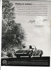 Original 1960 MGA 1600 Magazine Ad Poetry in ...