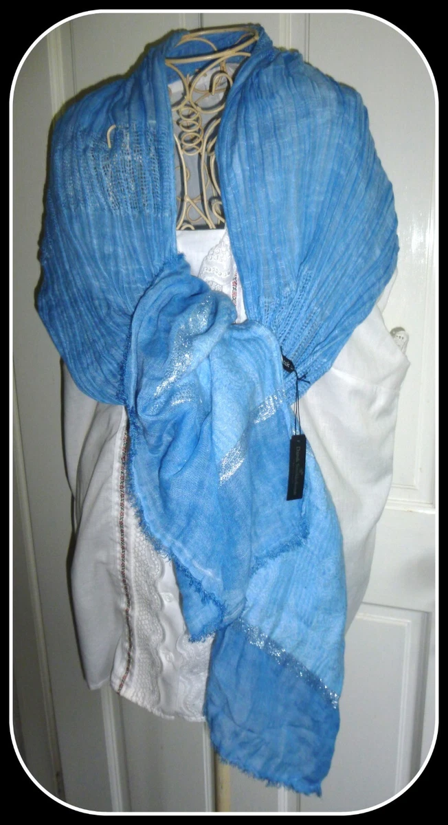 Ladies pale 2024 blue scarf