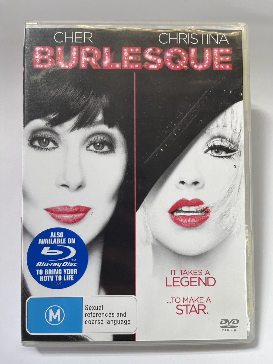 Burlesque 2010 DVD Movie Live-Action Film Cher Christina Aguilera