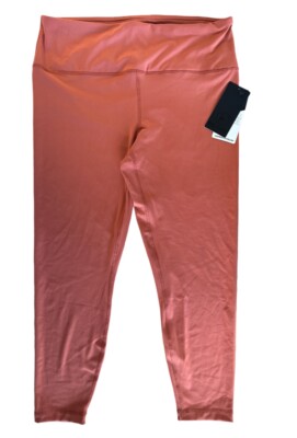 90 Degree Women's Carbon Interlink High Waist 7/8 Leggings Size XXL Copper Coin