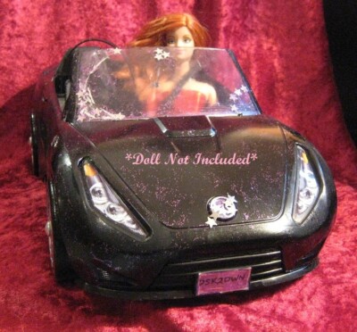 Gothic Starry Night Black Purple Convertible Barbie Ken Car-OOAK