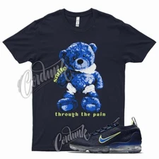 Navy SMILE T Shirt for N Air Vapormax FK Flyknit Obsidian Racer Blue Lemon 