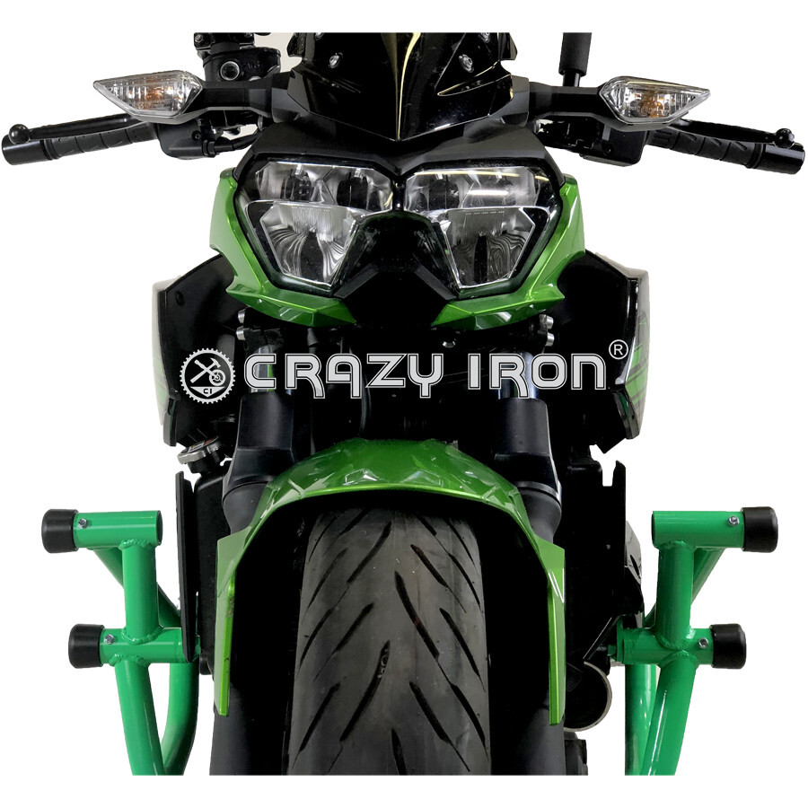 Engine Guard Cage for Kawasaki Z400 2019-2025 CRAZY IRON Crash Bar