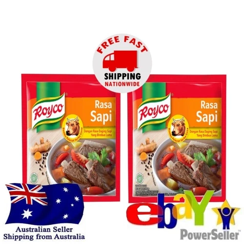 2x Royco Rasa Sapi Bumbu Instant Beef Flavour Seasoning Cooking Broth 100g Halal
