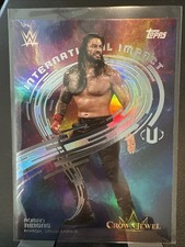 2025 Topps Universe WWE Roman Reigns #IIM-18 International Impact Insert (A)