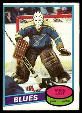 1980-81 O-Pee-Chee Vintage OPC Rookie RC Mike Liut Rookie St. Louis Blues #31