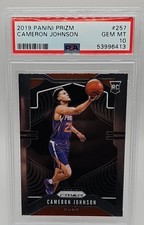 2019-20 Panini Prizm Cameron Johnson RC Phoenix Suns PSA 10