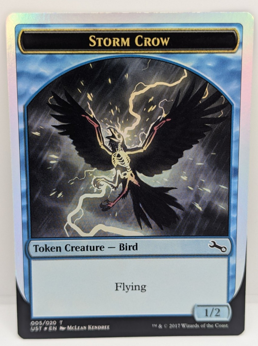 Storm Crow Token Unstable Foil NM MTG