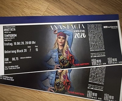 Anastasia Konzert Berlin 16.10