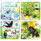 FRANCE SOUVENIR BLOCKS OF MARIGNY SERIES N°12A/12D NEW**, THE FOUR ELEMENTS