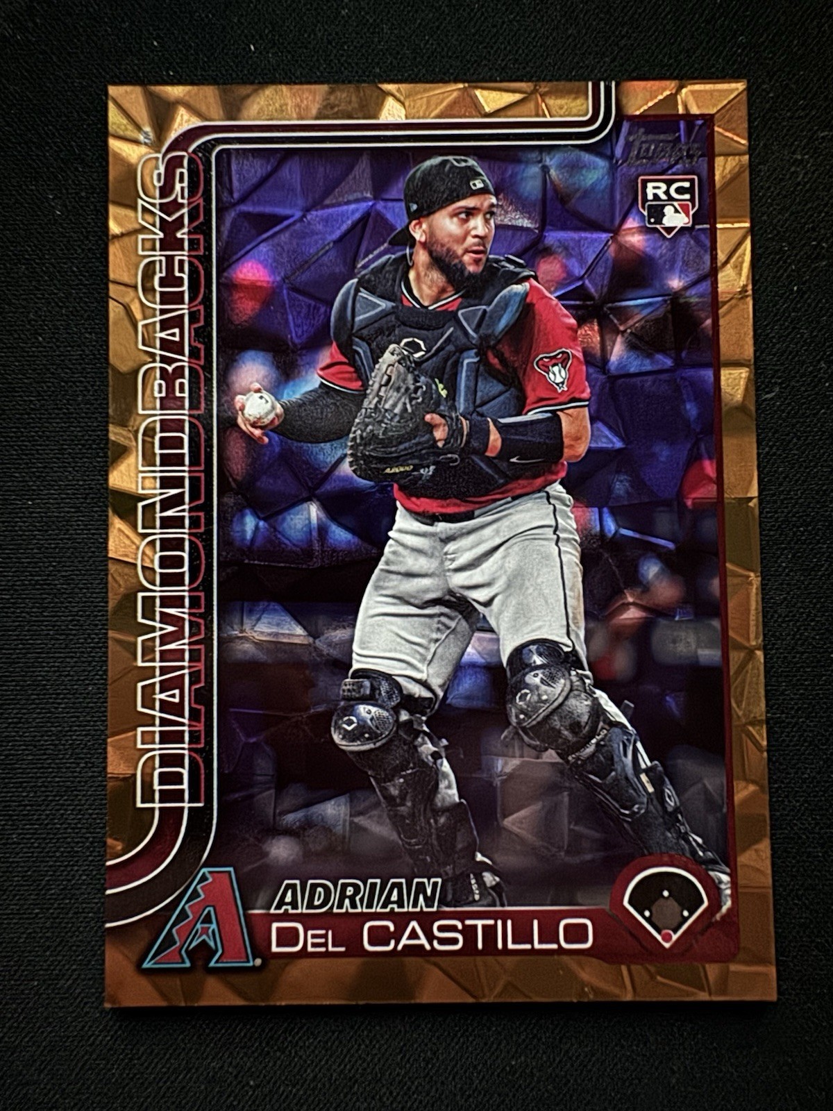 2025 Topps Series 1 - Adrian Del Castillo #226 Gold Diamante /50 (RC)