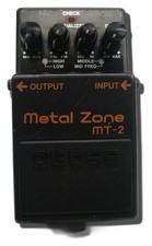 BOSS MT-2 Metal Zone Distortion Pedal 8942 Tested & Works