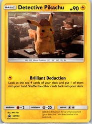 Detective Pikachu SM194 Black Star Promo Holo