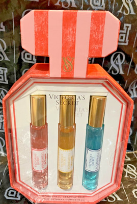 Victoria Secret Bombshell Getaway Trio Limited Ed Floral Fragrance Travel Gift
