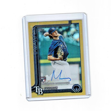2025 Topps Series 2 MASON MONTGOMERY GOLD AUTO  8/50 RC #369 
