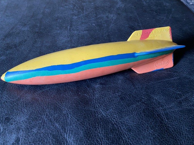 SwimWays Toypedo Torpedo Pool Water Toy Multicolor Marked "TORPEDO"