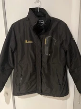 MOERDENG Men's Unco & Boror Winter Jacket Medium Faux Fur Lined Black No Hood