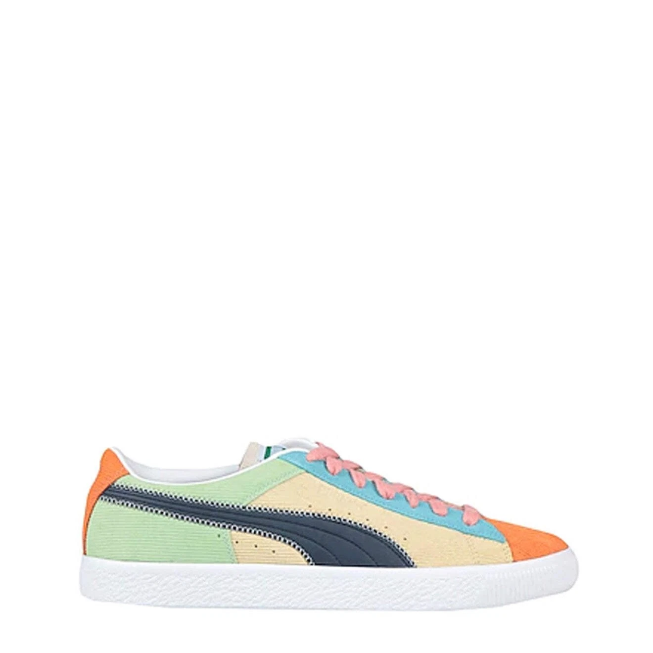 Scarpe da ginnastica Puma scamosciate vintage bloccate fiore di anice notte parigina Puma bianche