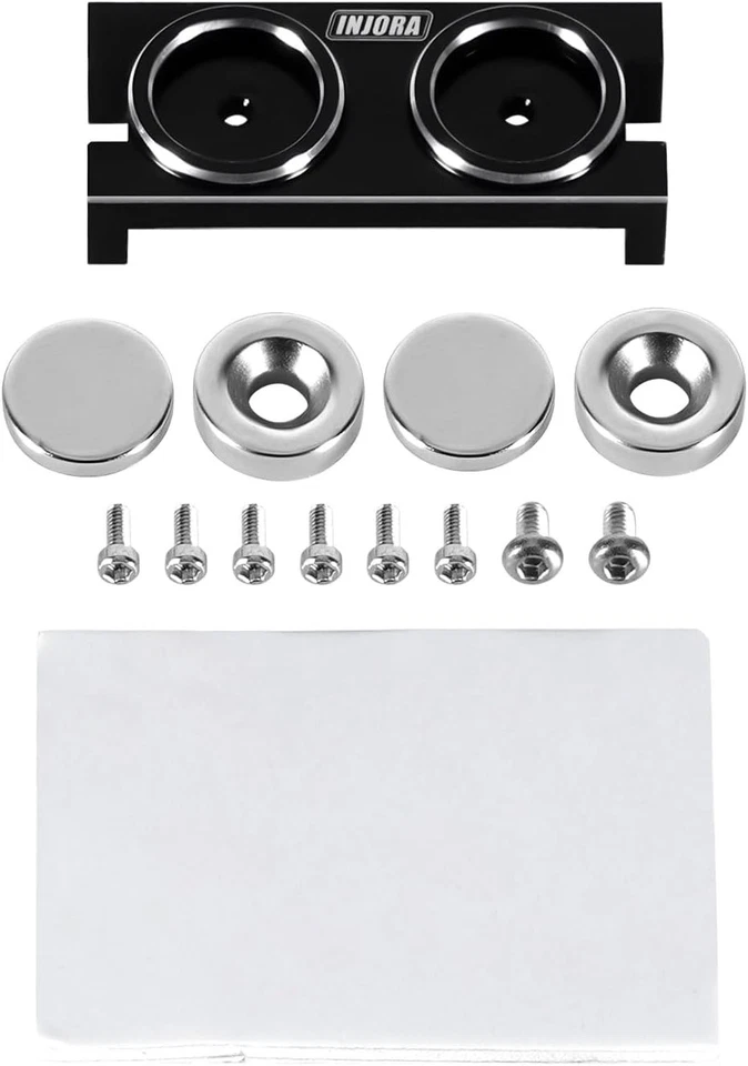 INJORA Magnetic Body Mount Invisible Post for 1/24 RC Crawler SCX24 LCG... - Image 2 of 4