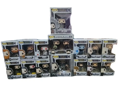 Funko Pop! Game of Thrones - lot of 15 Jon Snow Ned Stark Night King