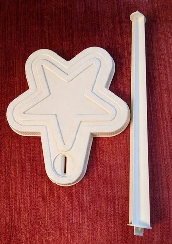 Vintage 1976 18" SuperSize Doll Mattel Super Star Plastic Stand Base Pole Parts