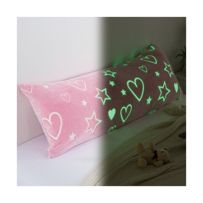 HOMBYS Glow in The Dark Body Pillow Cover 21x54 Inches,Soft Vel... FAST USA SHIP