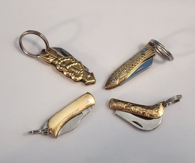 World's Smallest Pocket Knife Keychain Solid Metal