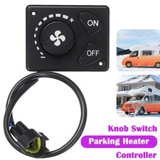 Air Parking Heater Controller DC 12V 24V Climate Control Panel Knob Switch 1PC