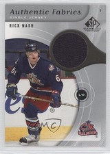 2005-06 SP Game Used Edition Authentic Fabrics Rick Nash #AF-RN 0a1