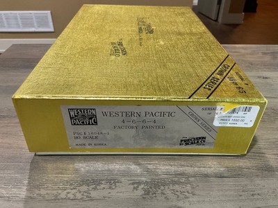 Vintage Iron Horse HO Scale Western Pacific 4-6-6-4 Factory Painted PSC 16048-1