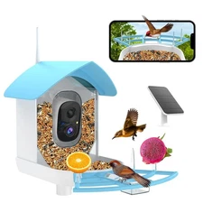 Bird Feeder with Camera, Smart AI Bird Breed Recognition,Birds Motion Detecti...