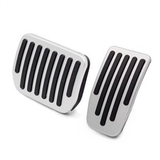 Aluminium Fußpedal Abdeckung für Tesla Model 3 Alu Performance Pedalauflagen