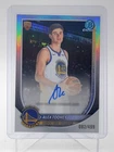 ALEX TOOHEY 2025-26 BOWMAN CHROME REFRACTOR ROOKIE AUTO /499 Q6633