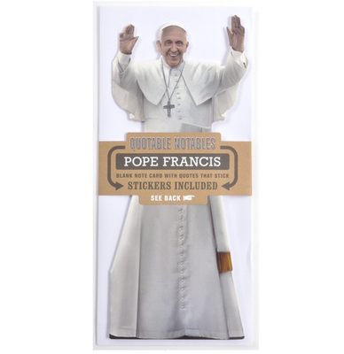 #ad Unemployed Philosophers Guild Pope Francis Card $10.58