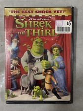 Shrek the Third DVD Full Screen NEW SEALED DreamWorks 2007 Big Lots Sticker