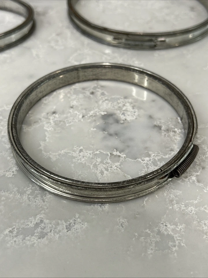 7 VTG Round Oval Metal Embroidery Hoops Cork Spring Tension Boyle Adjusto Avon - Image 3 of 4