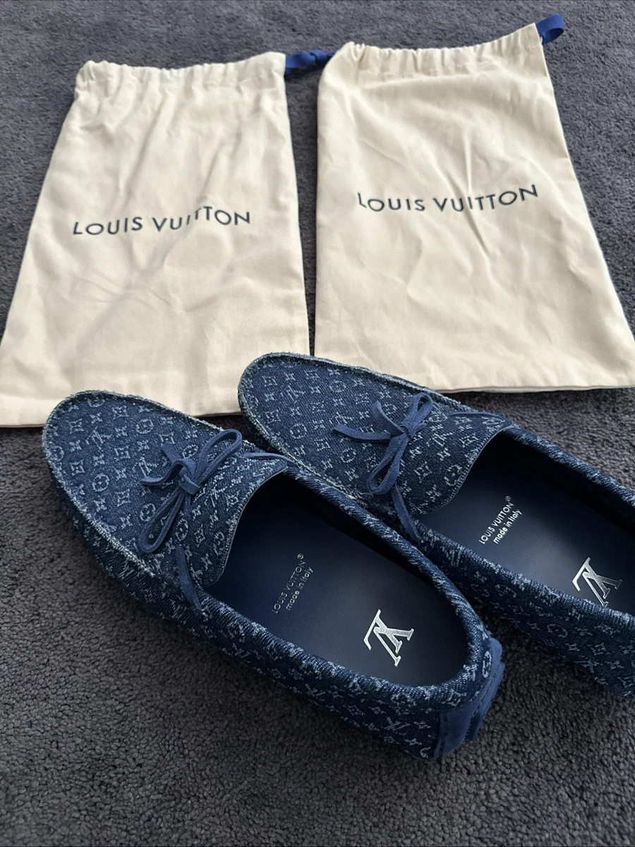 Louis Vuitton Moccasin Blue Casual Shoes for Men for sale | eBay