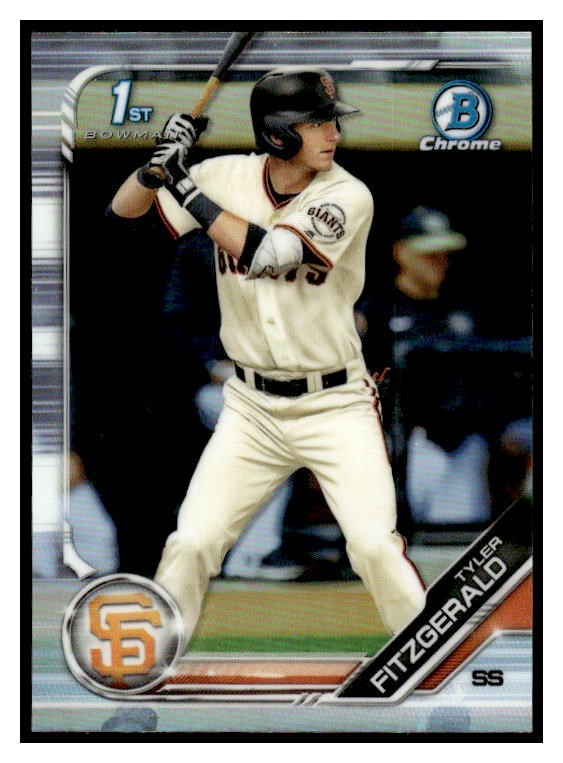Tyler Fitzgerald #BDC-152 2019 Bowman Draft Sapphire Edition Baseball