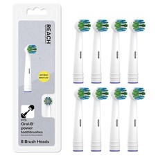 Universal Replacement Toothbrush Heads, Fits Oral-B Electric Toothbrushes, 8 ...