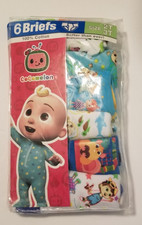 Cocomelon Boys Underwear Briefs 6 Count Pack 100 Cotton Size 2T 3T Soft