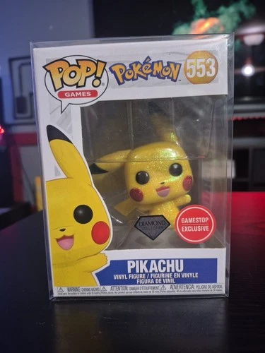 Funko Pop! Vinyl: Pokémon - Pikachu (Diamond Collection) - GameStop (GS)...