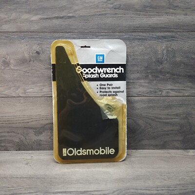 GM Goodwrench Oldsmobile Splash Guards Black 12341779 General Motors USA Vintage