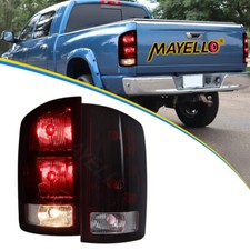 Pair Smoke Red Tail Lights For 2002-2006 Dodge Ram 1500 Ram 2003-2006 2500 3500