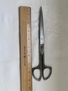 Vintage W.H. Morley & Sons 9 & 1/2” German Sewing Scissors