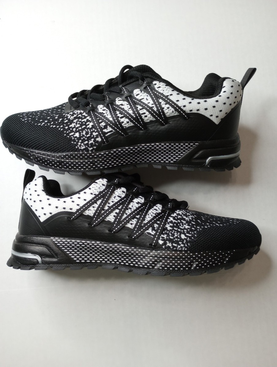 Ubfen Running Shoes Black And White Mens Size 39 New