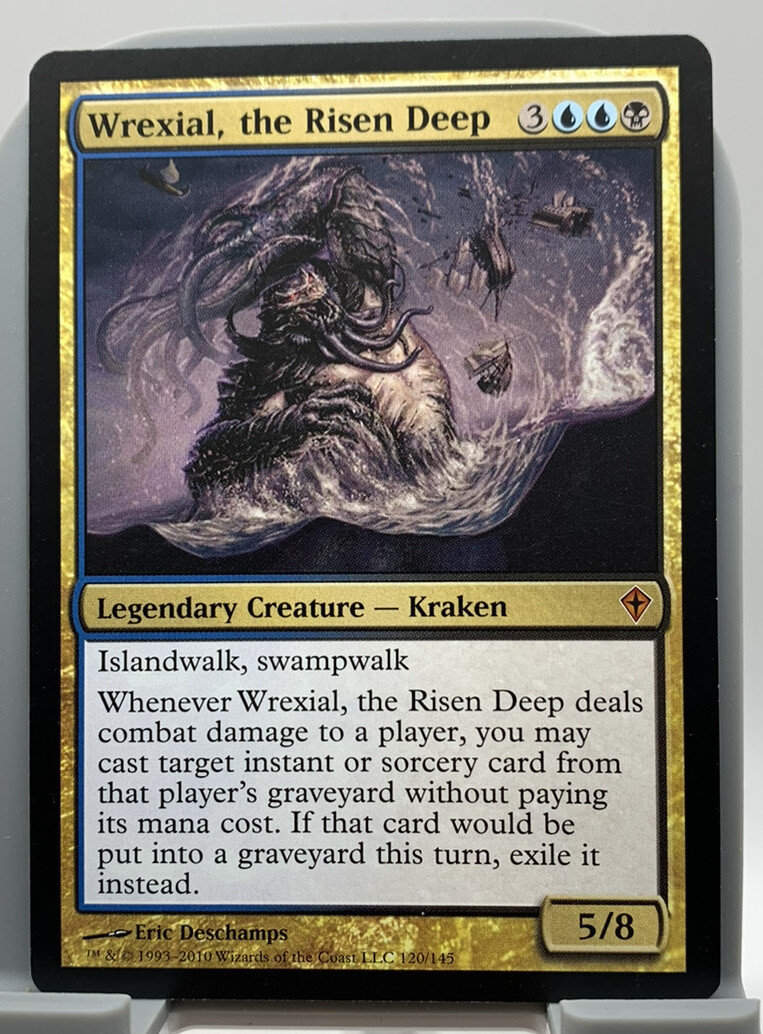 Wrexial, the Risen Deep - LP - Worldwake - Mythic Kraken - Magic: the Gathering