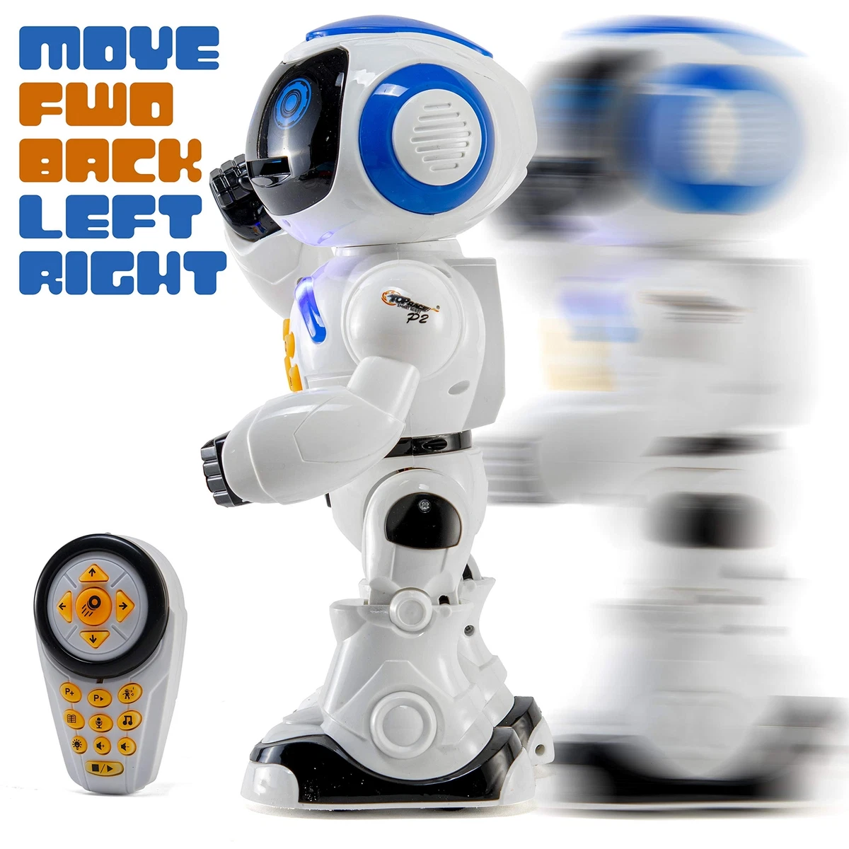 Walking talking sales robot toy
