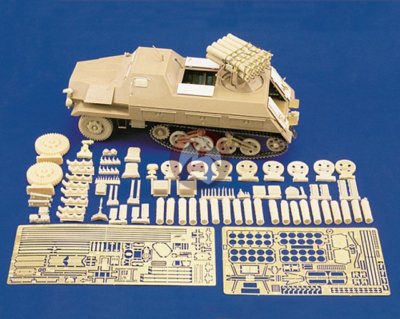 Royal Model 1/35 Panzerwerfer 42 Auf Maultier Update Set (for Italeri kit) 074